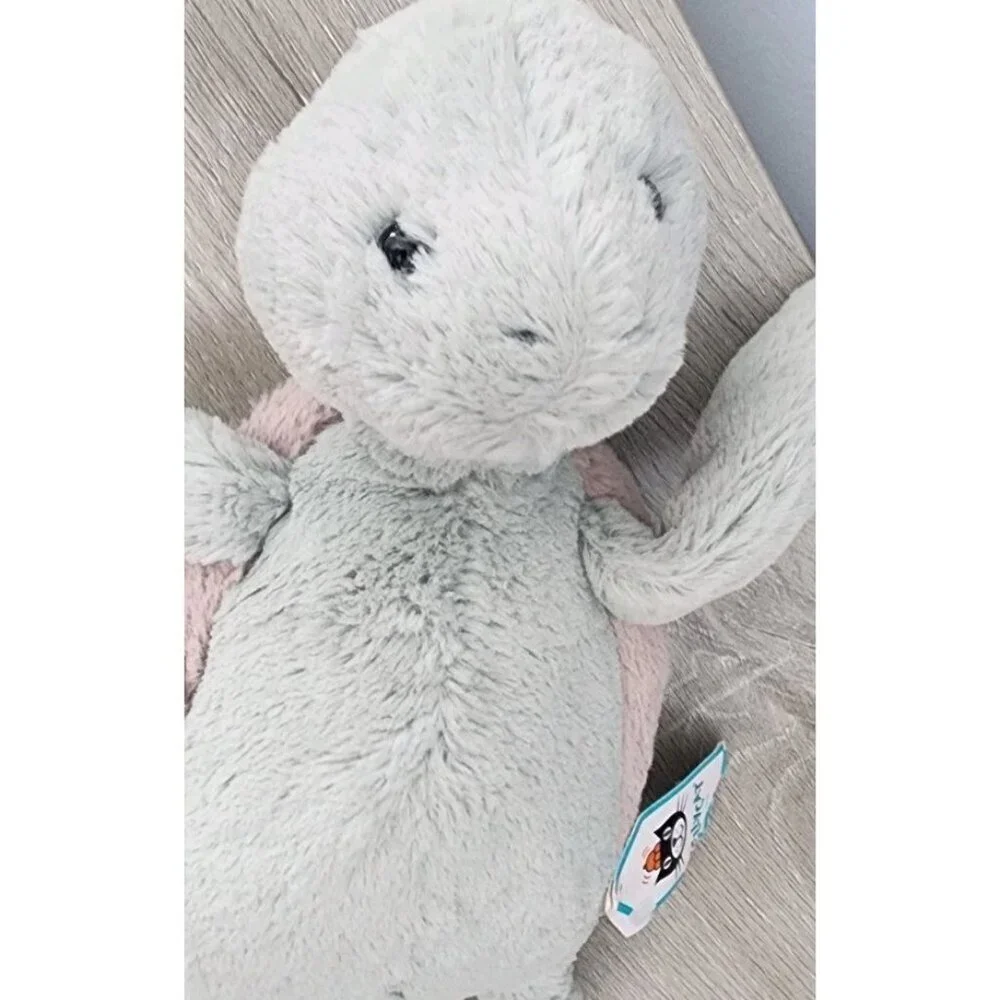 Jellycat Bashful Turtle Medium New With Tag- Tag has some wear see photos